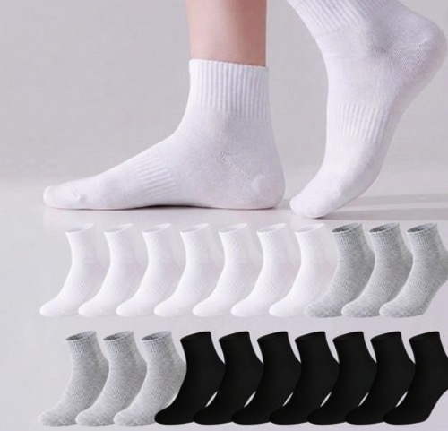 25. 삭스판다 여성용 중목 양말 20켤레